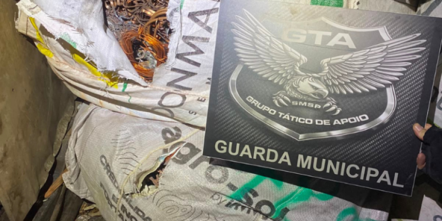 GM apreende carga de R$ 300 mil em cobre