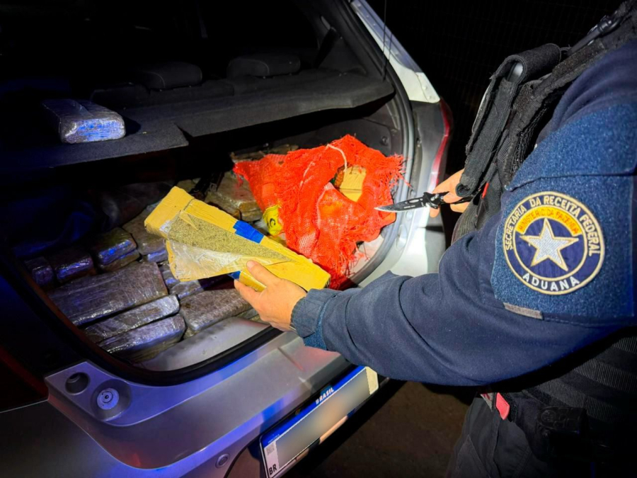 Vovô do crime é preso com 110 kg de maconha 